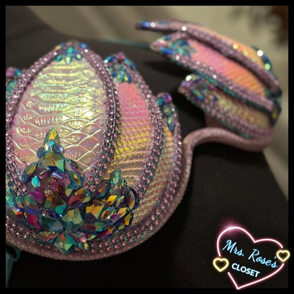 Shell Jewel Rave Bra OS Adjustable - Picture 3 of 10